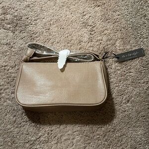Taupe shoulder bag